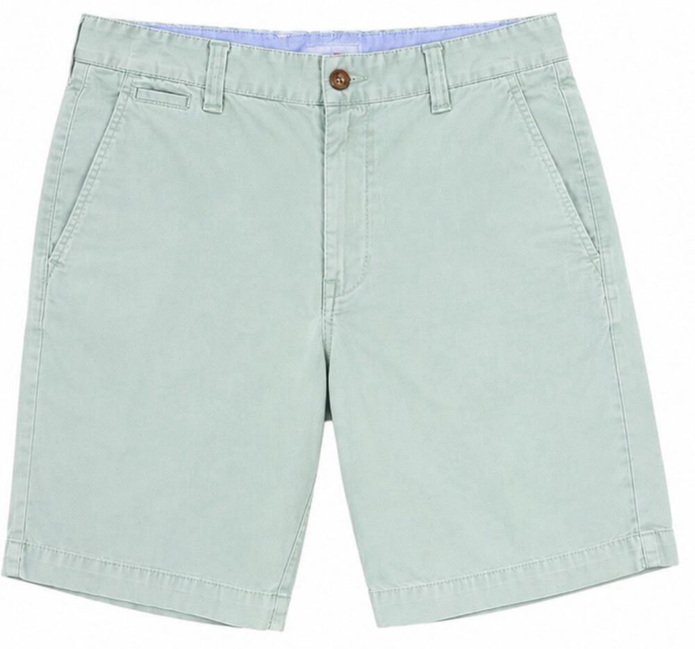 IZOD Men’s Chino Shorts Size 34 Mint Green Flat Front Casual Golf Cotton
